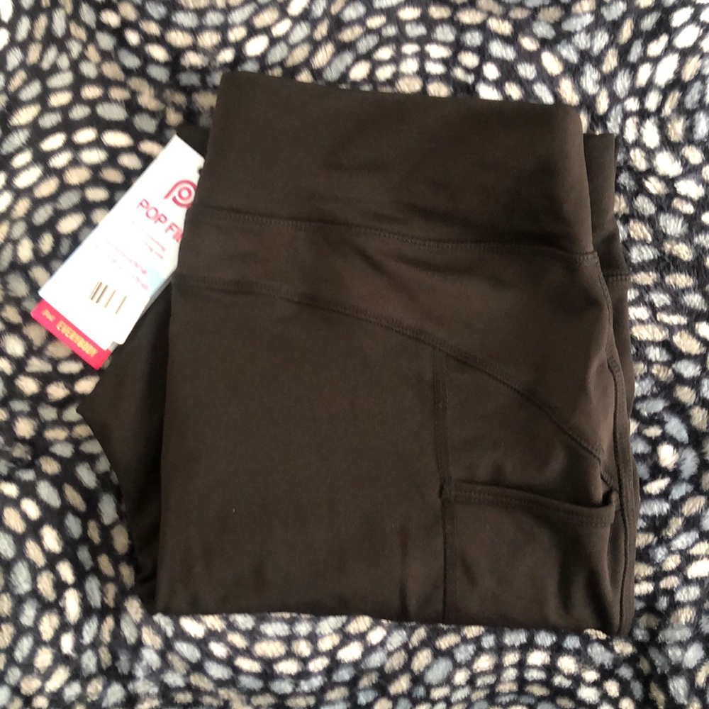 Pop fit piper black leggings xl nwt